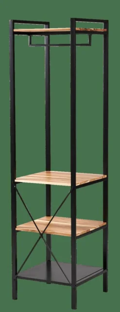 MARCEL Estante Para Roupa Preto