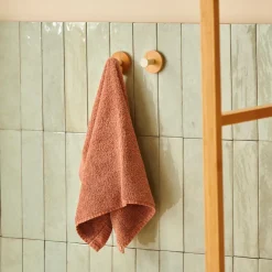 MINERAL Toalha De Hóspede Terracota