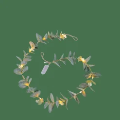 MIRTE Grinalda Iluminada Folha Eucalipto