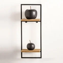 MIX&MATCH Estante De Parede Preto, Natural