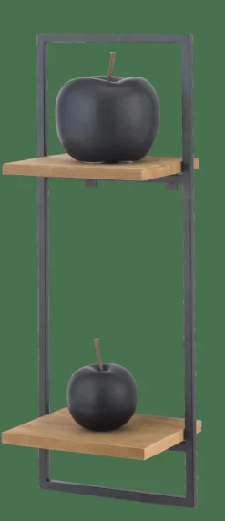 MIX&MATCH Estante De Parede Preto, Natural