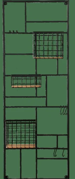 MODULAR Cesto De Fios Preto
