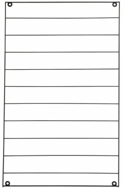 MODULAR Conjunto De 7 Ganchos Preto