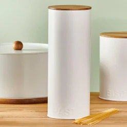 NAGINI Caixa De Alimentos Para Massa Branco, Natural