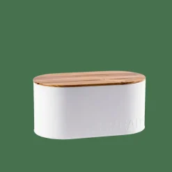 NAGINI Caixa Para Pão Branco, Natural