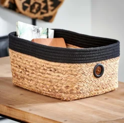 NATUREL Cesto Gaveta Preto, Natural