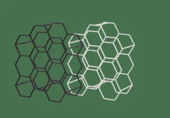 NAU Estante Para Vinho Para 9 Garrafas Preto