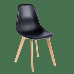 NEW MATS Cadeira De Sala De Jantar Preto