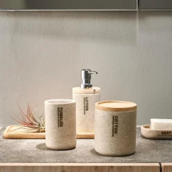 NEW RESIN Saboneteira Natural