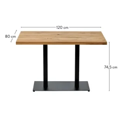 OAK Mesa De Jantar Natural