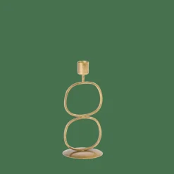 OVAL Castiçal Dourado