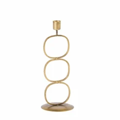 OVAL Porta-velas Para Lamparinas Bronze
