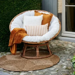 PAPASAN Cadeira Lounge Natural, Cru