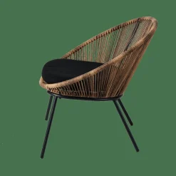 PAPAYO Cadeira Lounge Com Almofada Natural