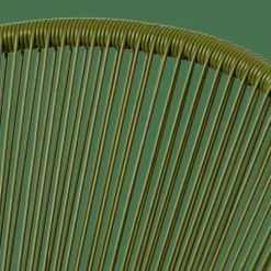 PAPAYO Cadeira Lounge Com Almofada Verde