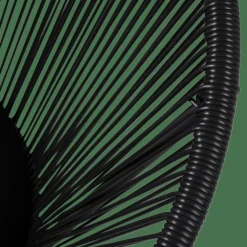 PAPAYO Cadeira Lounge Preto