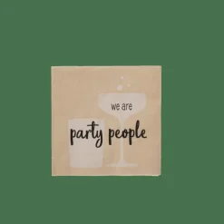 PARTY PEOPLE Guardapos Conjunto De 20 Bege