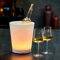 PARTY Refrigerador Vinho Com Luz Branco