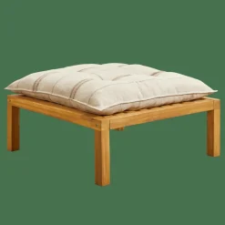 PAULETTE Mesa - Pufe Lounge Natural