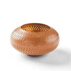 PERFORATO Porta-velas Para Lamparinas Branco