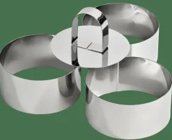 PROLINE Argolas Para Servir Conjunto De 3 Prateado