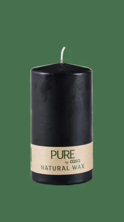 PURE Vela Cilíndrica Preto