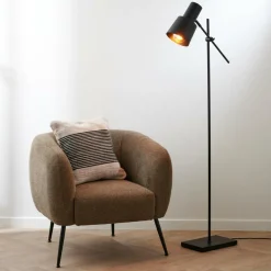 RAMON Candeeiro De Chão Preto Fosco