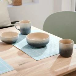 RECYCLE Toalha De Mesa Cinzento