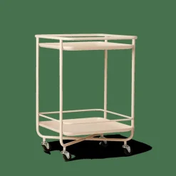 REMUS Estante Com Rodas Quadrado Areia