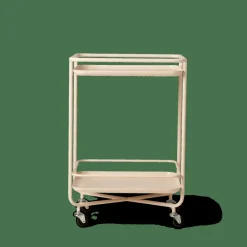 REMUS Estante Com Rodas Quadrado Areia