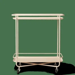 REMUS Estante Com Rodas Quadrado Areia