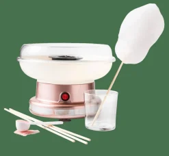 RETRO FUN Máquina Para Fazer Algodão Doce Rosa