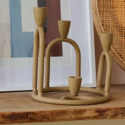 RINGS Castiçal Branco