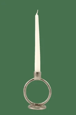 RINGS Castiçal Prateado