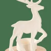 SCANDY DEER Porta-vela Para Lamparina Branco, Natural
