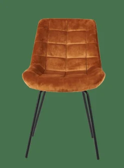 SILKA Cadeira Sala De Jantar Preto, Castanho