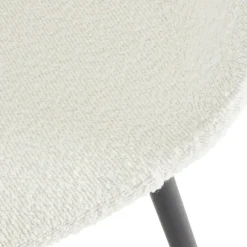 SILKE Cadeira De Sala De Jantar Bouclé