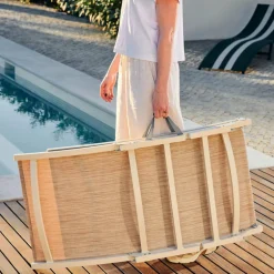 SILVES Espreguiçadeira Conjunto De 2 Areia