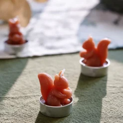 SQUIRREL Deco Em Pé Dourado