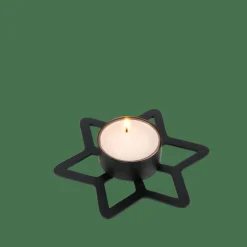 STAR Porta-velas Para Lamparinas Preto