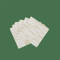 STARS Guardanapos Conjunto De 20 Dourado