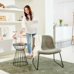 STRAPES Mesa Auxiliar Preto