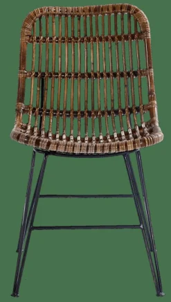 SUMATRA Cadeira Sala De Jantar Preto, Castanho