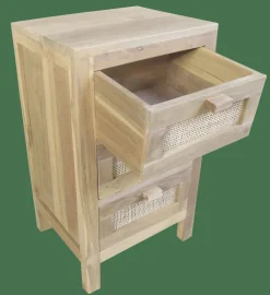 TECK Cómoda De 3 Gavetas Natural