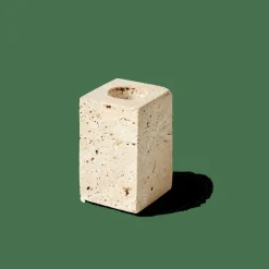 TRAVERTIN Castiçal Natural