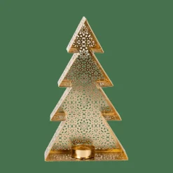 TREE Porta-velas Para Lamparinas Dourado