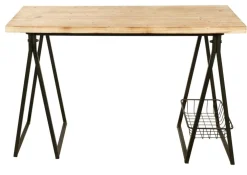 TRETO Secretária Preto, Castanho