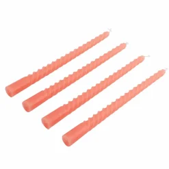 TWIST Velas Viradas Conjunto De 4 Vermelho