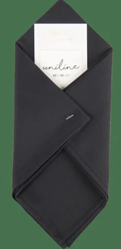 UNILINE Guardanapo Preto