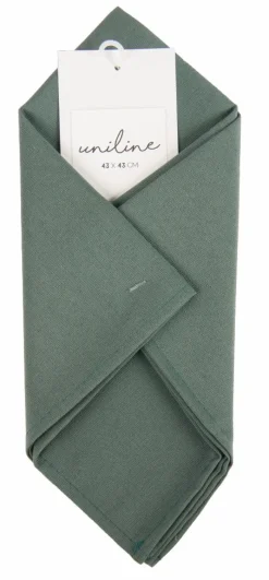 UNILINE Toalha De Mesa Verde Escuro